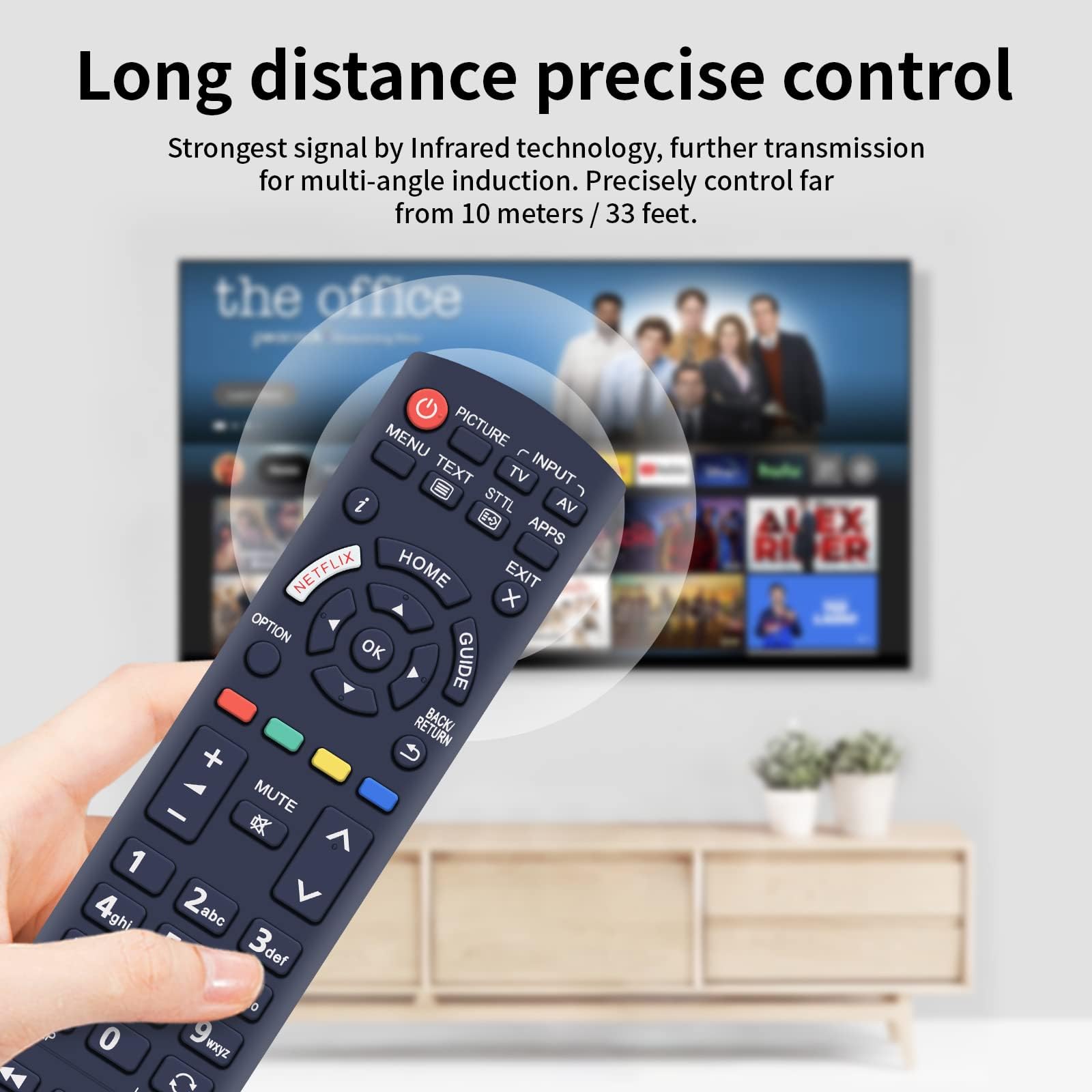 N2QAYB001180 Telecomando di ricambio per Panasonic Smart LED TV TX-65FX603E TX-65FX620E TX-40GX710E TX-43FX623E TX-49FSW504 TX-24FS503E TX-49FX633E TX-55FXW654 TX-40FXW654 TX-40FSW4. 04 TX-32FSW404