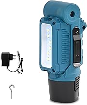 Tomahawk® FLT-5640 12V LED Work Light, Rechargeable Rotatable Torch Lamp, Portable Flashlight for Outdoor & Indoor Use, Compatible with Li-ion Battery