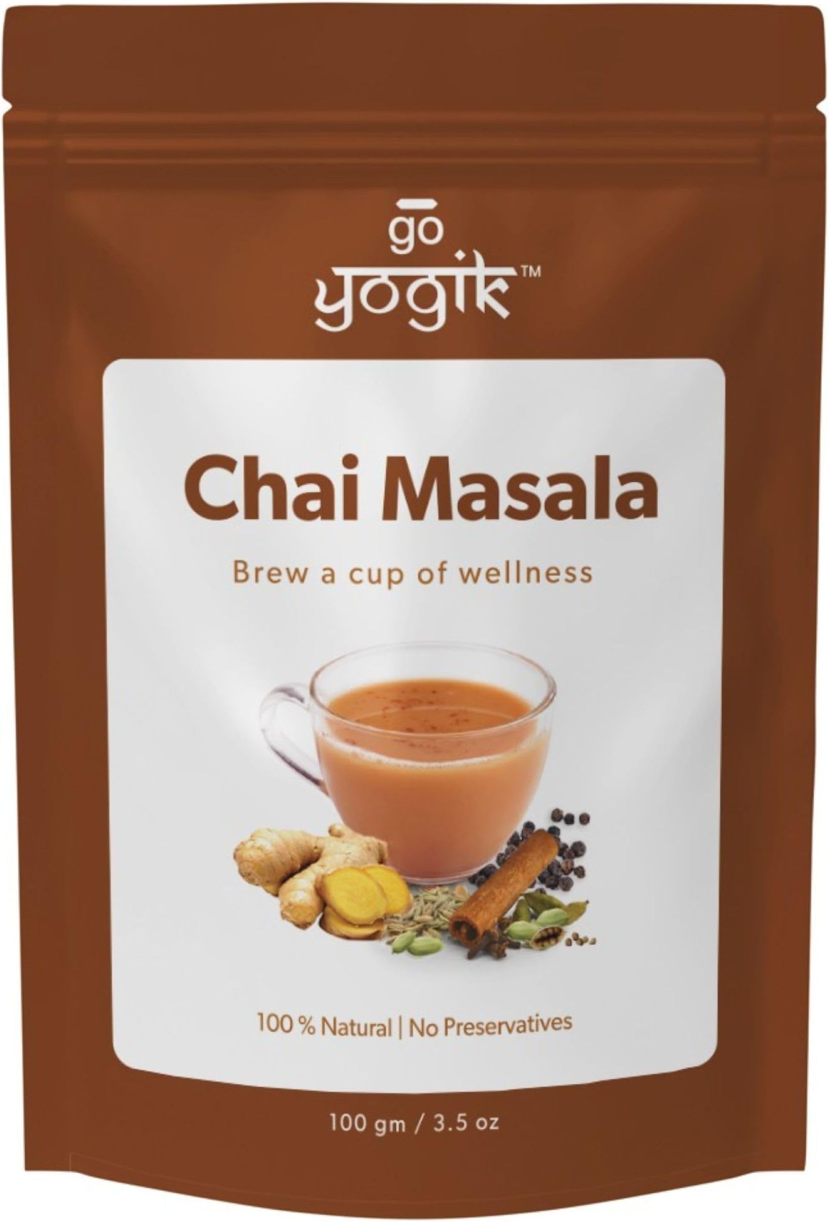 Chai Masala Spice Blend Authentic Indian Chai Spices, No Tea Leaves | 100g (80 Cups)