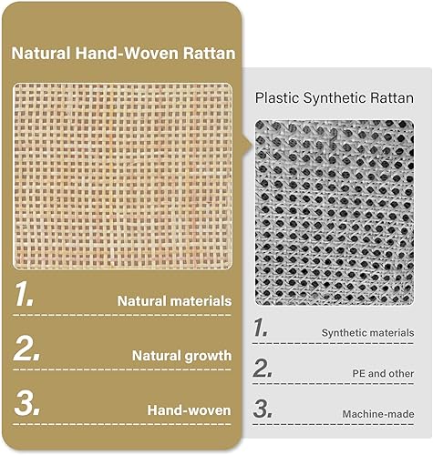 Miniatura 7 de 4ever2buy Gabinete de buffet negro con almacenamiento, armario de ratán con 3 cajones y 3 puertas de ratán, gabinete de buffet de ratán con patas