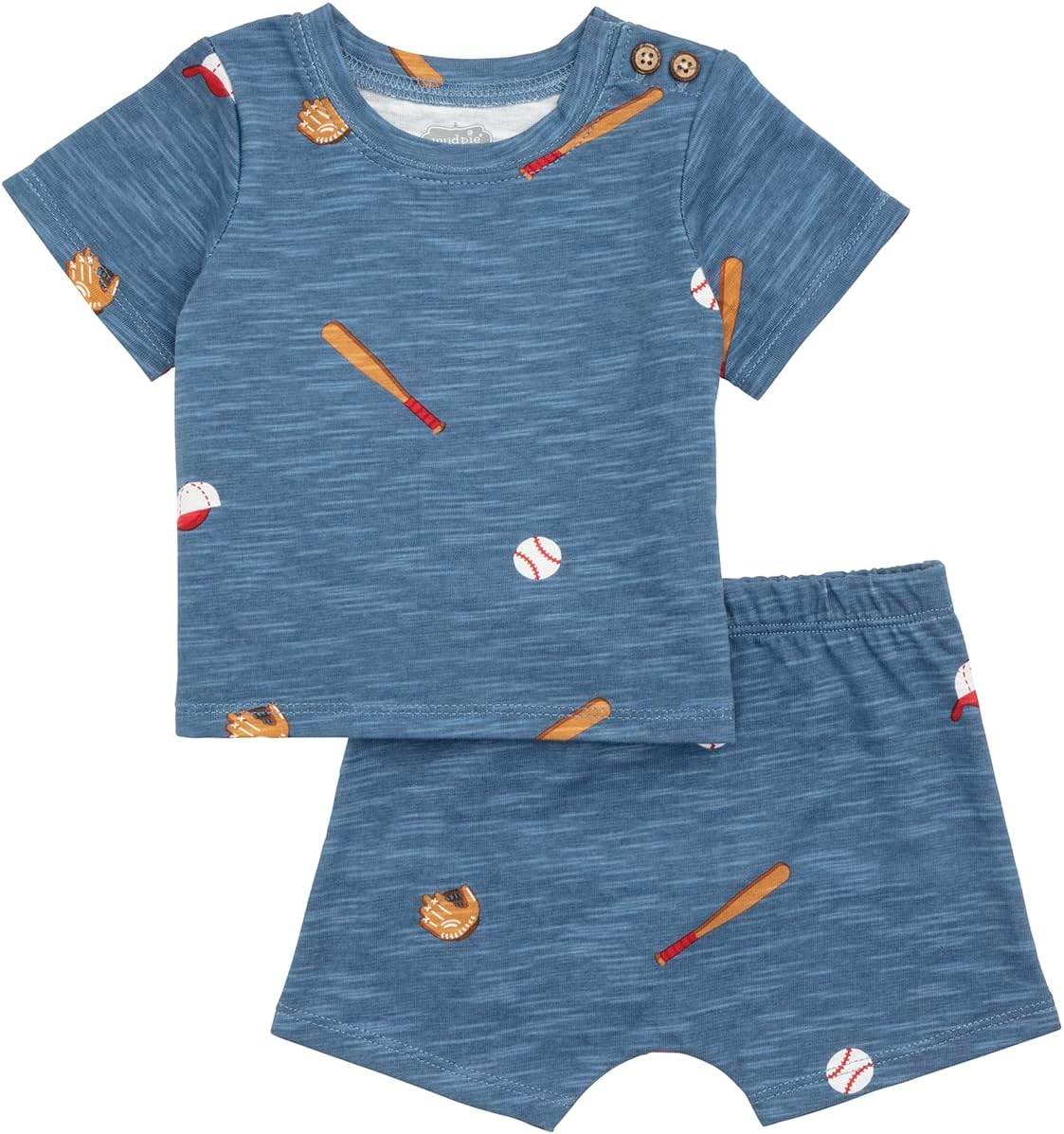 Baby Boy Baseball Short Set