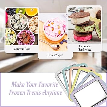 Rolled Ice Cream Maker Instant Ice Cream Maker, Lavender