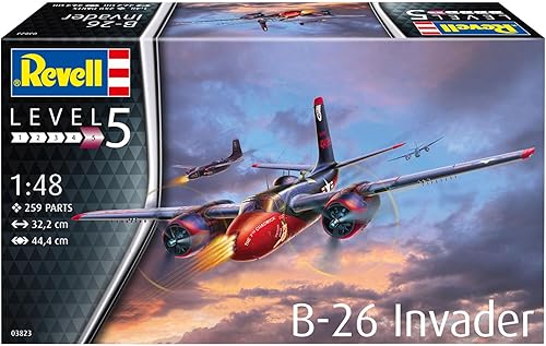 Miniatura 2 de Revell 03823 B-26C Invader 148 Kit de modelo de plástico sin construirsin pintar a escala 148