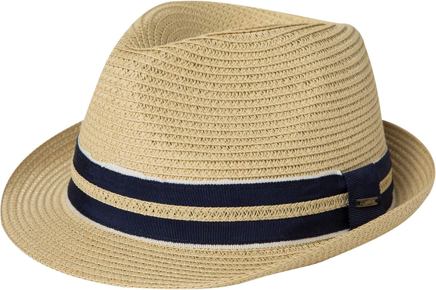 Comhats Oversize XL XXL Mens Summer Straw Fedoras Sun Hats Panama Derby Packable 57-64cm 22.4"-25.2" 7 1/8-8