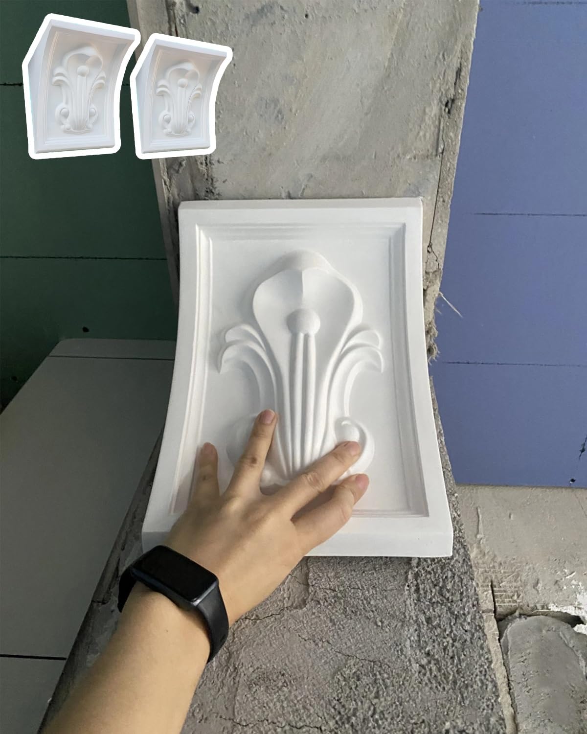 Kit de moldeo de arco para paneles de yeso y borde de esquina de espuma flexible