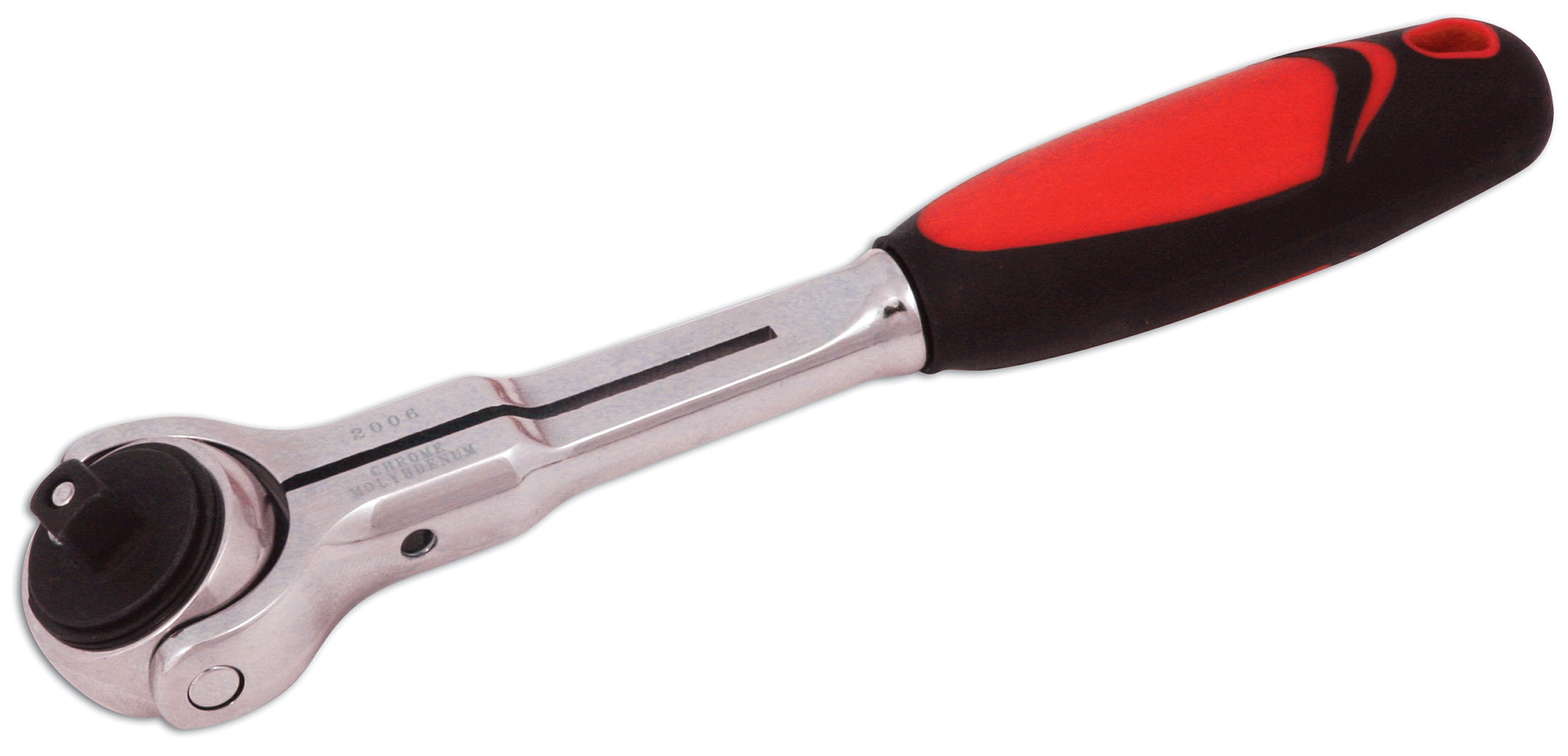 Laser 3519 Swivel Head Ratchet 1/4"D, Blue, Polished - Image 2