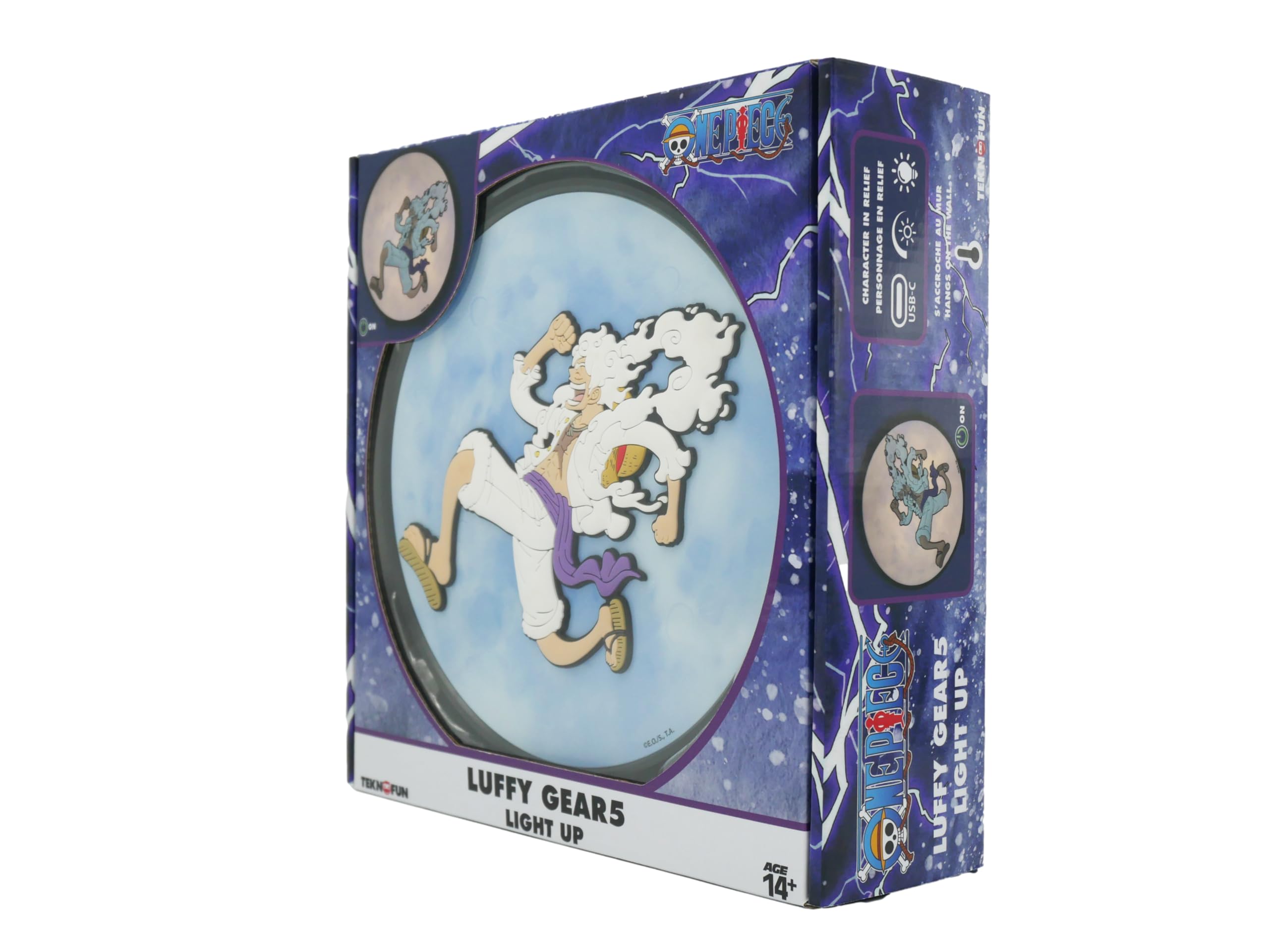 ONE PIECE-Décoration lumineuse LUFFY Gear 5-20 cm-USB-C