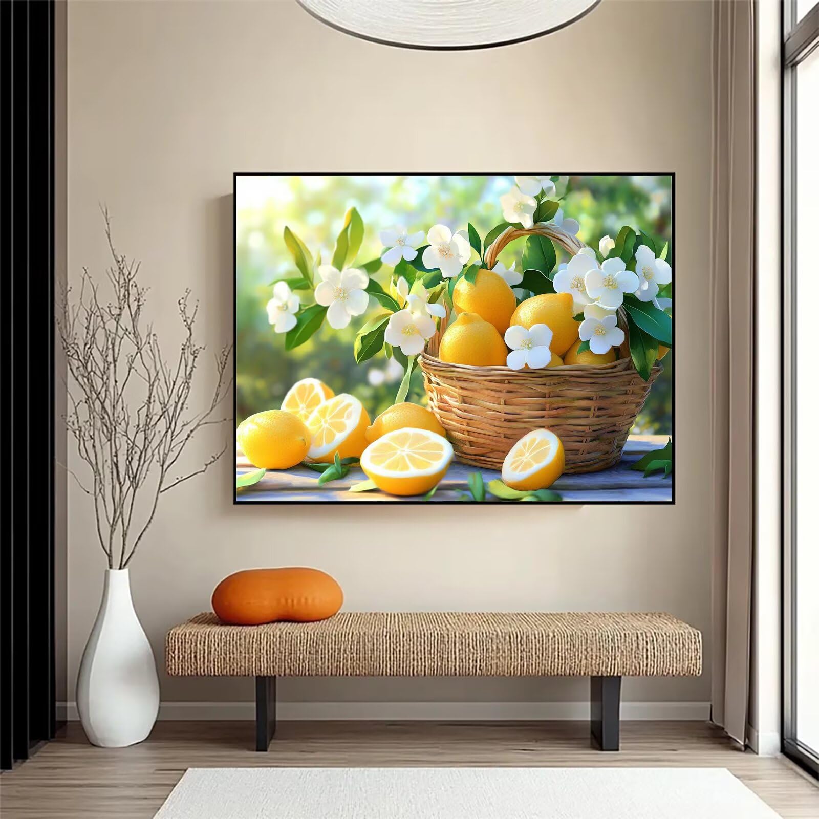 Orchidea Diamond Art, zestawy do malowania diamentami 5D dla dorosłych 71 x