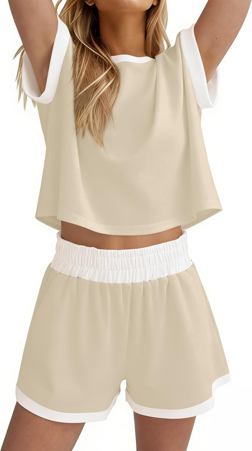 MISSACTIVER 2 Piece Lounge Set Stripe - $26.96