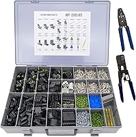 Vista 1 de Delphi Weather Pack Pro Kit WP-1505 con 2 herramientas de engarzado: conectores eléctricos automotrices sellados resistentes a la intemperie