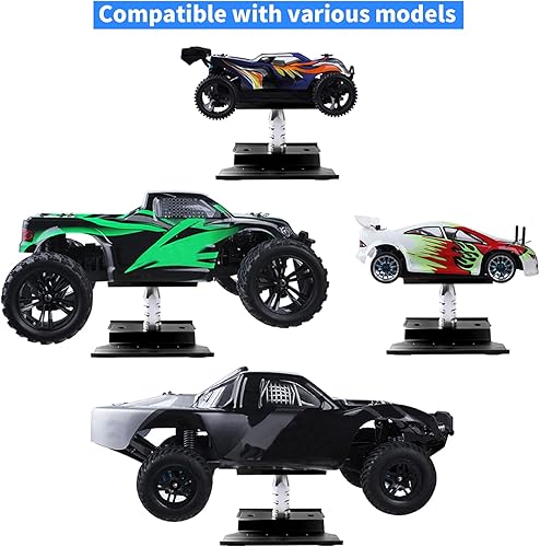 Miniatura 6 de Soporte de trabajo para automóvil RC, kit de herramientas de reparación, estación de trabajo de aleación de aluminio, rotación de 360 grados con kit