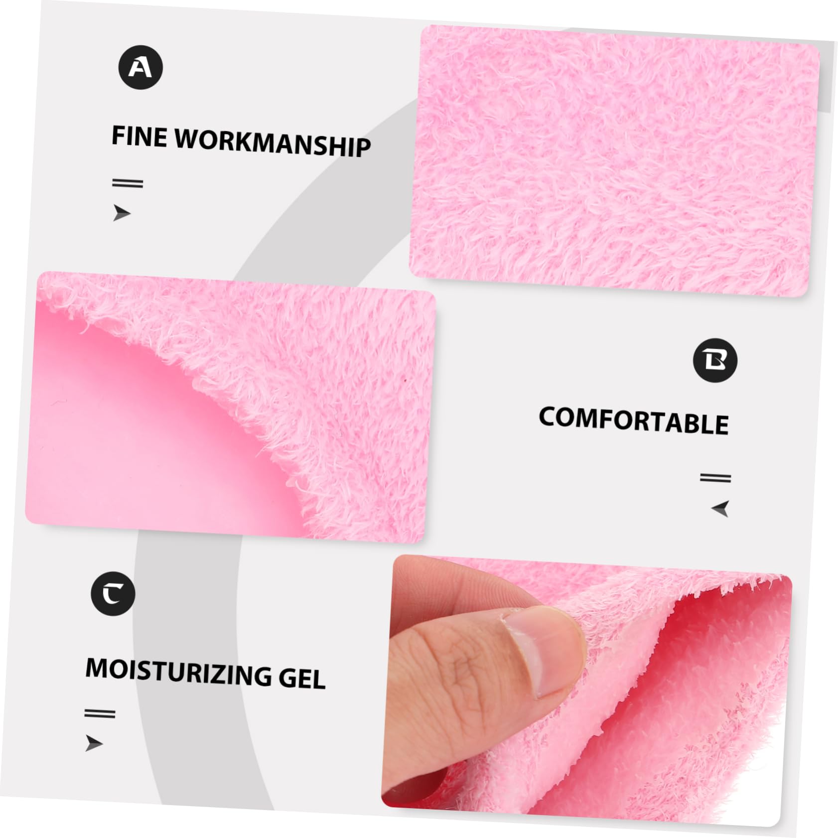 BELLIFFY Dry Hand Repair 2 Pairs Moisturizing Spa Gloves Socks Gel Socks Gloves Soft Comfort Reusable Natural Skin Care