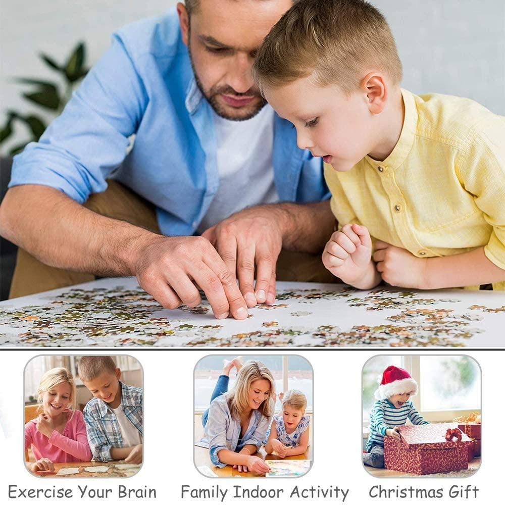 Puzzle In Legno Albero Della Vita 280 Pezzi – 34x34 Cm, Pezzi A Forma Di Animale, Regalo Creativo Per Adulti E Bambini