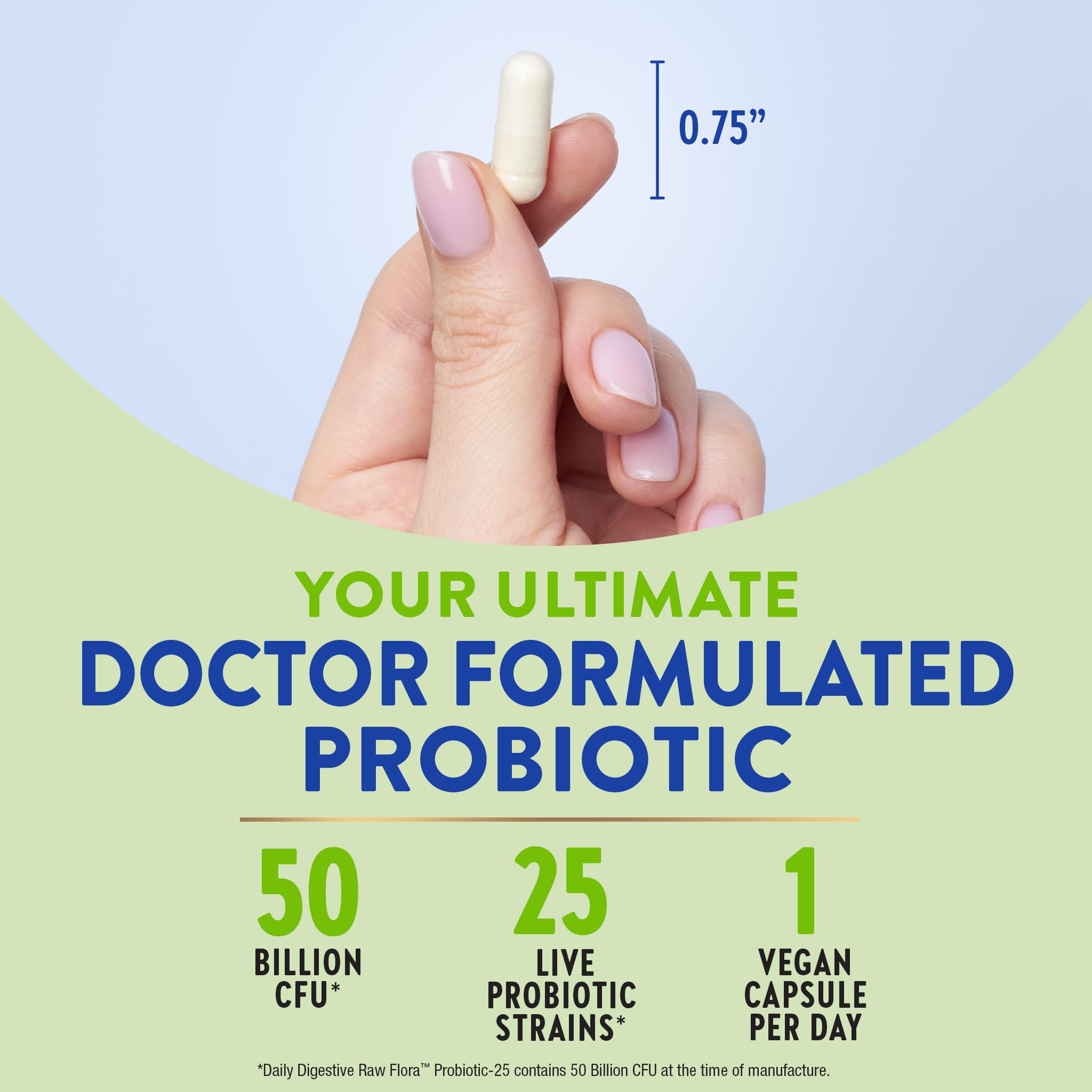 Raw Flora Probiotics with Prebiotics | 50 Billion CFU — Amazon image 3