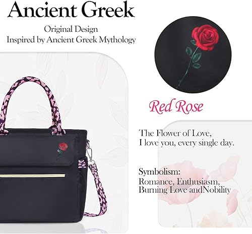 Miniatura 2 de HSHPX Elegante lonchera con aislamiento térmico para mujer, grande, reutilizable, a prueba de fugas, linda hielera portátil para el almuerzo, regalo