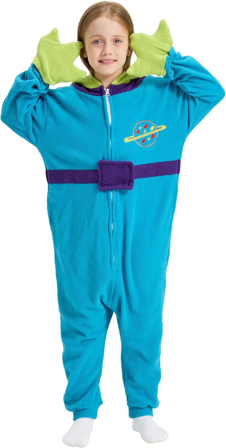 Wishliker Kids Animal Onesie Pajamas Halloween Cosplay Costume One Piece