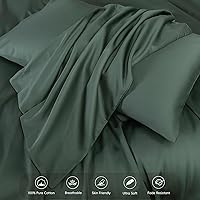Vista 3 de MooMee Queen Duvet Cover Set, 100% Extra Long Staple Cotton 600 Thread Count Sateen Silky Soft Breathable Durable Luxury Hotel Quality Bedding Set