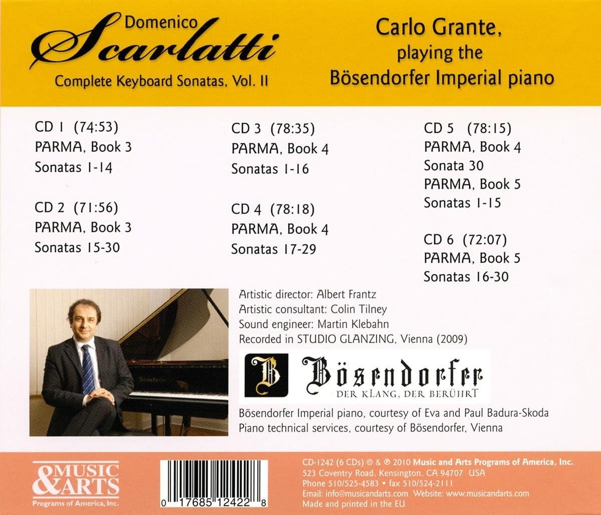 Complete Keyboard Sonatas Vol. Ii: Parma Book 3