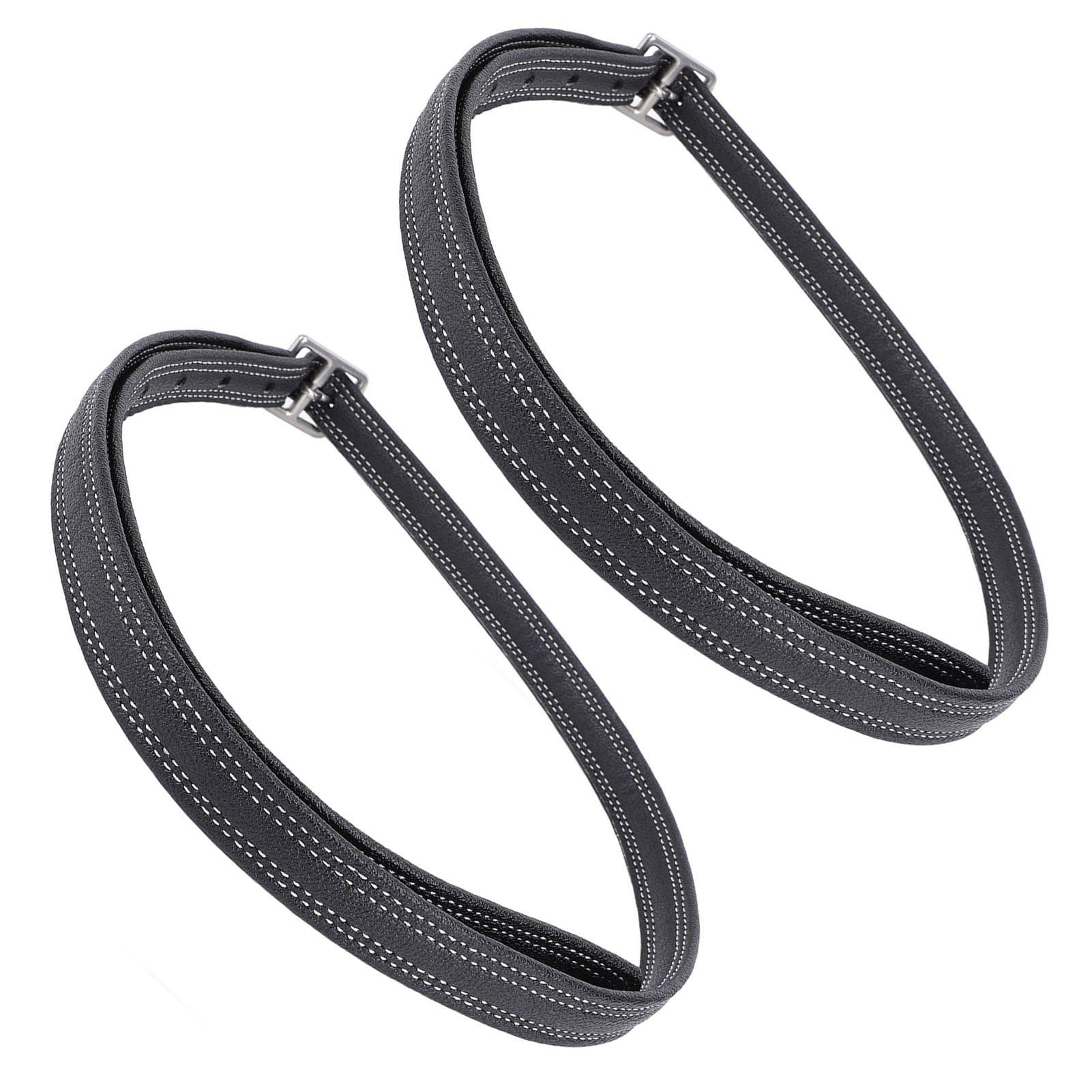 Steigbügelriemen für Reitsport, zum Reiten, verdicktes Design, elastischer Gürtel, hochwertiges Rindsleder, verschleißfest, sicherer Sitz, Stil und Komfort