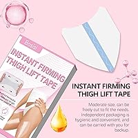 Vista 6 de Bosisi Thigh Lift Tape,Leg Antifrlc Tion Stickers, 2025 New Transparent Anti-Friction Patch,Thigh Lift Tape Transparent,Anti-Chafing Skin liftingand