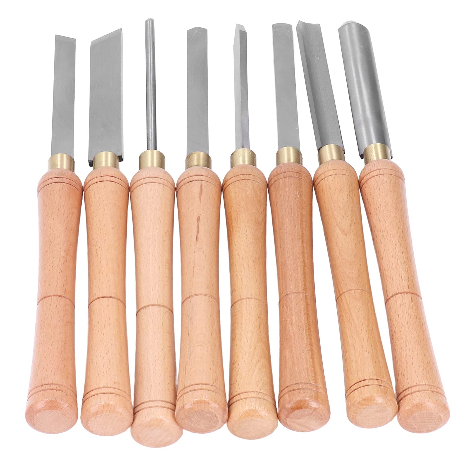 High Speed Steel Turning Tool, 8pcs Woodturning Gouge Set, HSS High ...