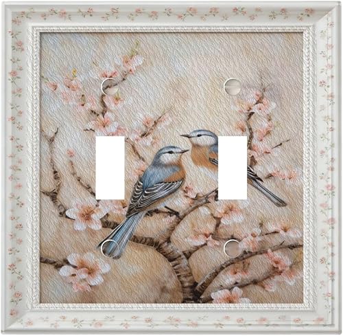 Miniatura 75 de Cubiertas Decorativas de Arte para Interruptores de Luz, Hojas de Otoño, Placa de Pared de Palanca Individual, Cubierta Decorativa de Interruptor,