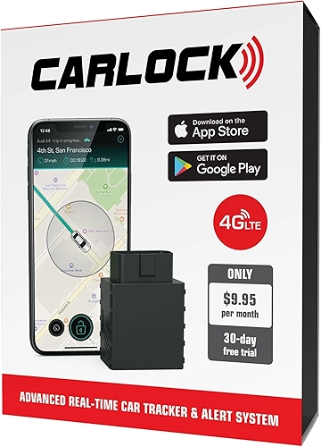 CARLOCK Dispositivo antifurto para carro - rastreador de carro 4G em tempo real e sistema de alarme de carro. Vem com dispositivo e aplicativo de telefone. Rastreia seu carro em tempo real e notifica