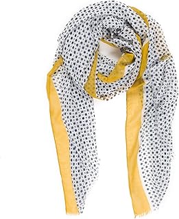 Mustard yellow and black scarf Clearance