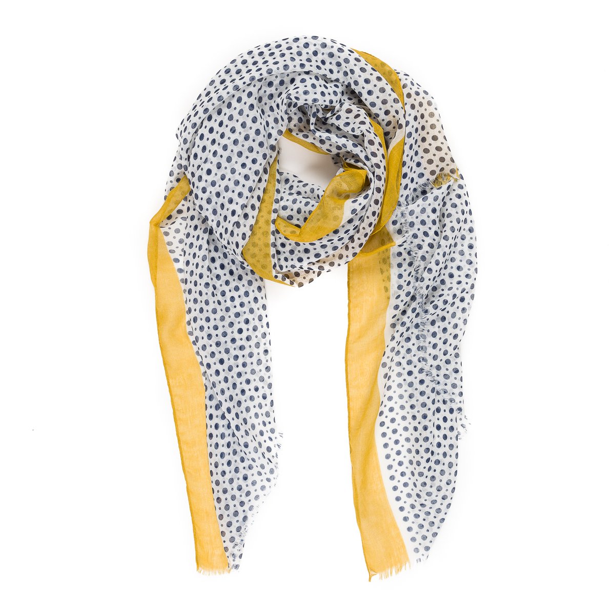 Bufandas para mujer, ligeras, para otoño e invierno, patrón geométrico, chales envolventes, Amarillo (Polka Dot Yellow), talla única