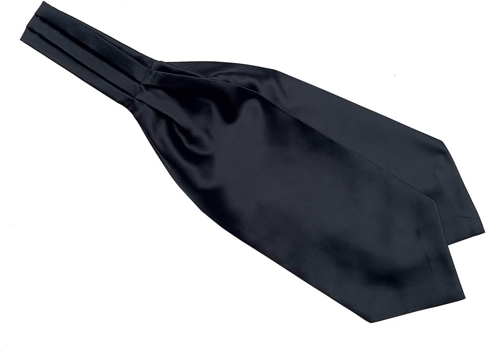 Mens Vintage Circle Pattern Cravat Set With Hanky Casual Self 136-dark Navy