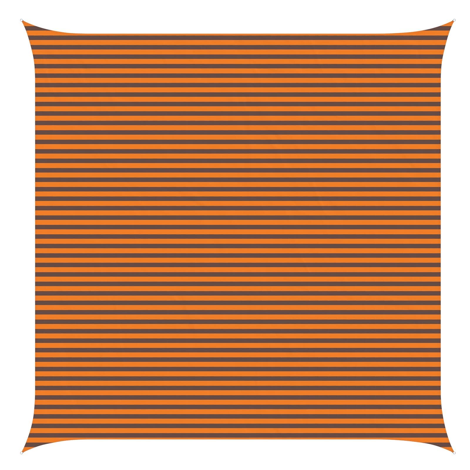 Voile d'ombrage carré 6x6 m idéal pour abriter une grande terrasse du soleil