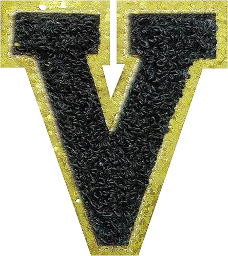 Miniatura 54 de 4 parches de letras de felpilla blanca, parches termo-adhesivas de 2.2", parches de letras de felpilla para ropa (M)