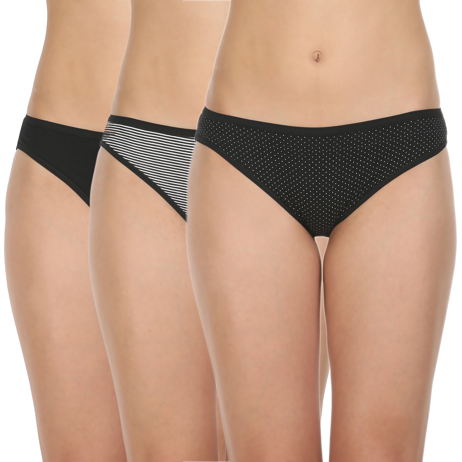 BODYCARE Women’s Blended Bikini Panty (Pack of 3) BODYCARE Women’s Blended Bikini Panty (Pack of 3)