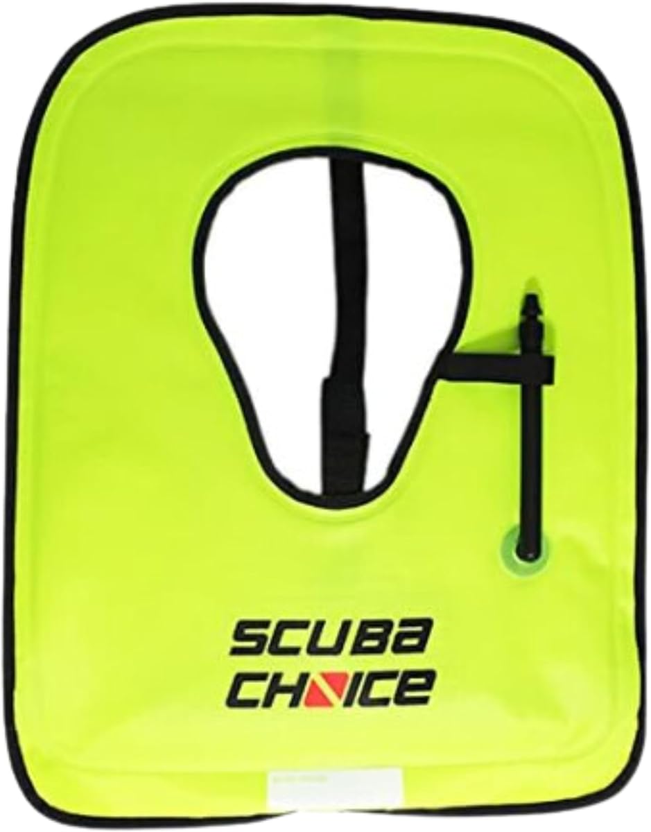Scuba Choice Adult Snorkel Vest – Inflatable Lightweight Floatation Jacket for Snorkeling, Travel Life Vest, Portable Swim Gear for Adults