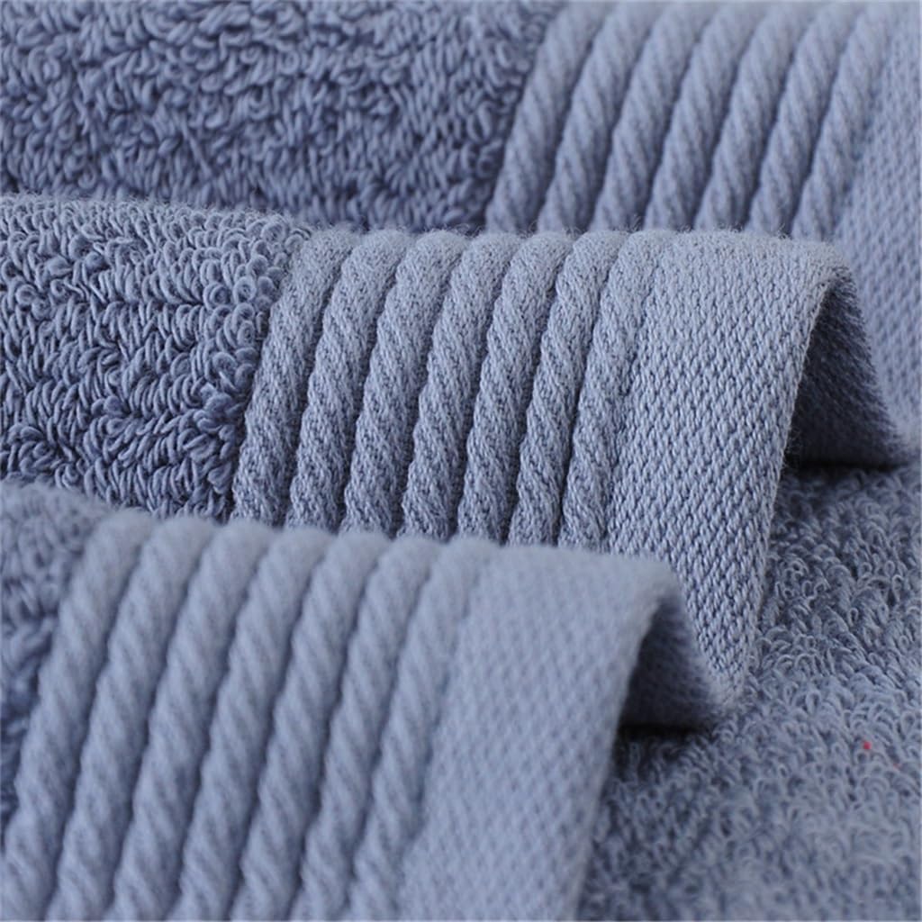 Towels Bathroom Set Luxury 3pcs 100 Cotton for Adults 70 * 150 35 * 75 35 * 35(D)