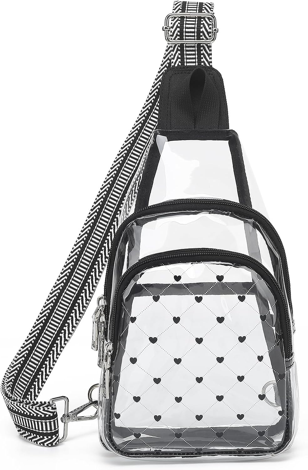 Clear Bag for Stadium Events, Clear Purse Stadium Crossbody Bag, Transparent Sling Bag for Concerts Sports - Image 9