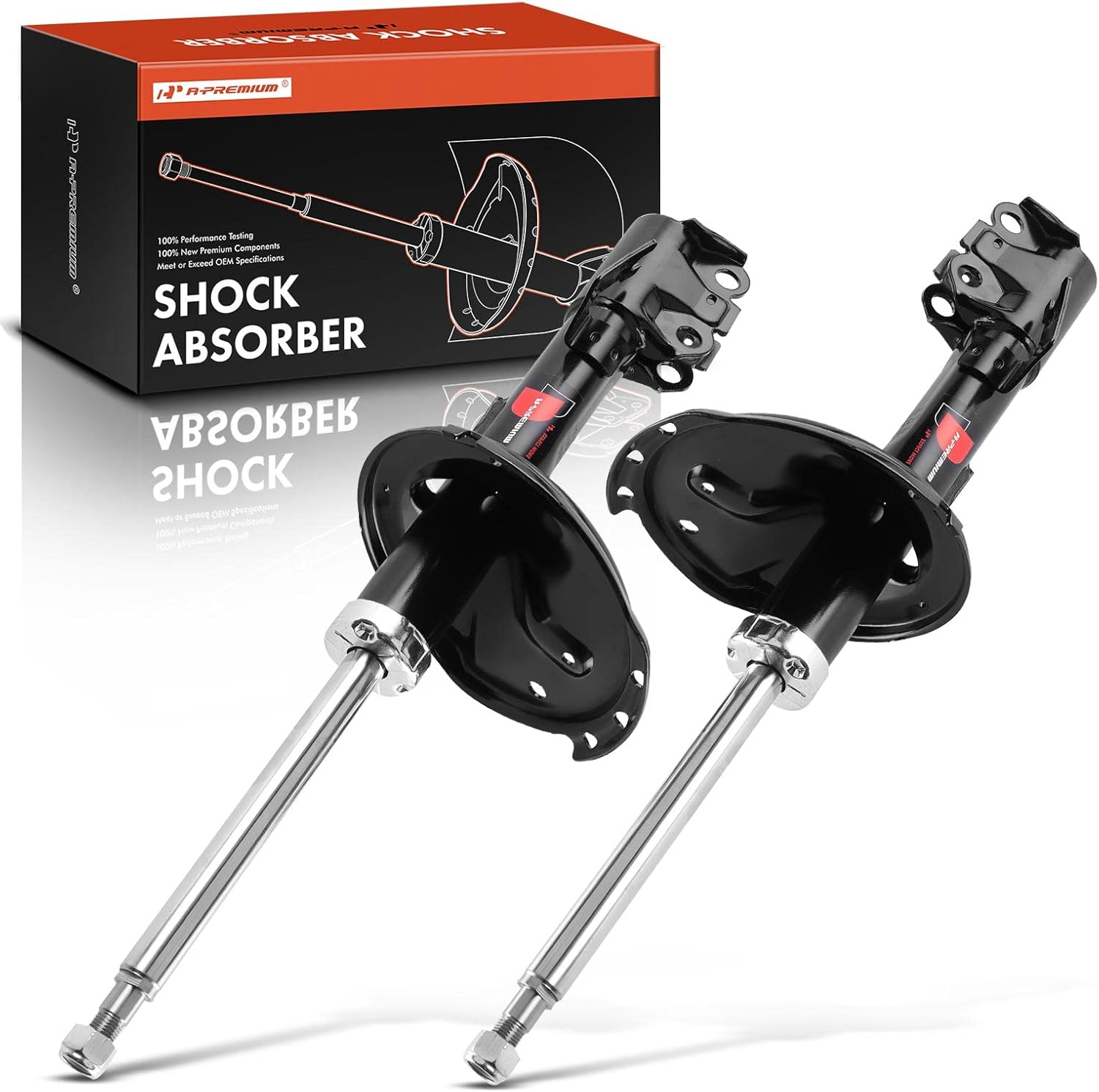 A-Premium Front Shock Absorber Strut Assembly Compatible with Toyota Highlander 2001-2007 & Lexus RX330 2004-2006, RX350 2007-2009, RX400h 2006-2008, 2-PC Set