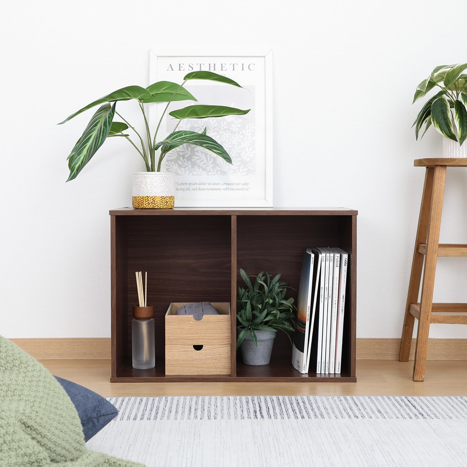 Amazon｜不二貿易(Fujiboeki) カラーボックス 2段 幅41.8×奥行29×高さ