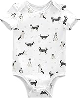 Vista 21 de vvfelixl Trajes de bebé lindos conjuntos de cachorros de manga corta de algodón ropa de bebé para niños niñas 0-24 meses