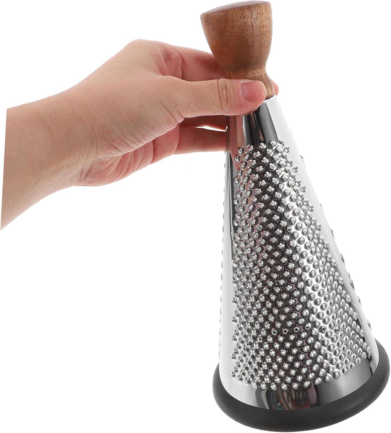 Stainless Steel Shaped Cheese Grater Handle Sturdy Kitchen Essential for Grating Cheese and More Easy to Store for Home Use