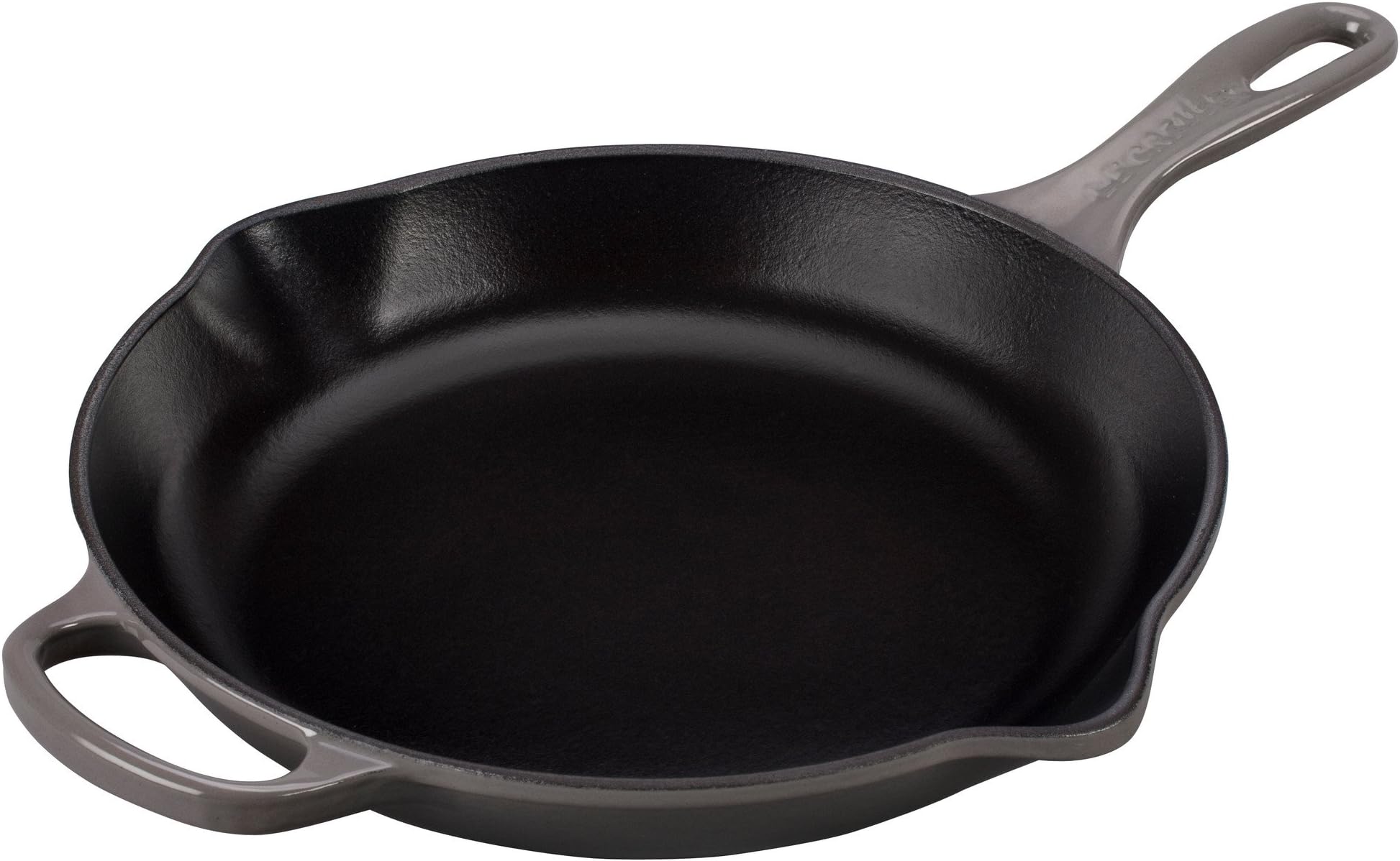 Le Creuset Enameled Cast Iron Signature Iron Handle Skillet, 10.25" (1-3/4 qt.), Oyster
