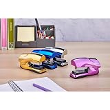 Bostitch Office Heavy Duty Stapler, 40 Sheet Capacity, No Jam, Half Strip, Fits into the Palm of Your Hand, For Classroom, Office or Desk, Metallic Blue – view 2
