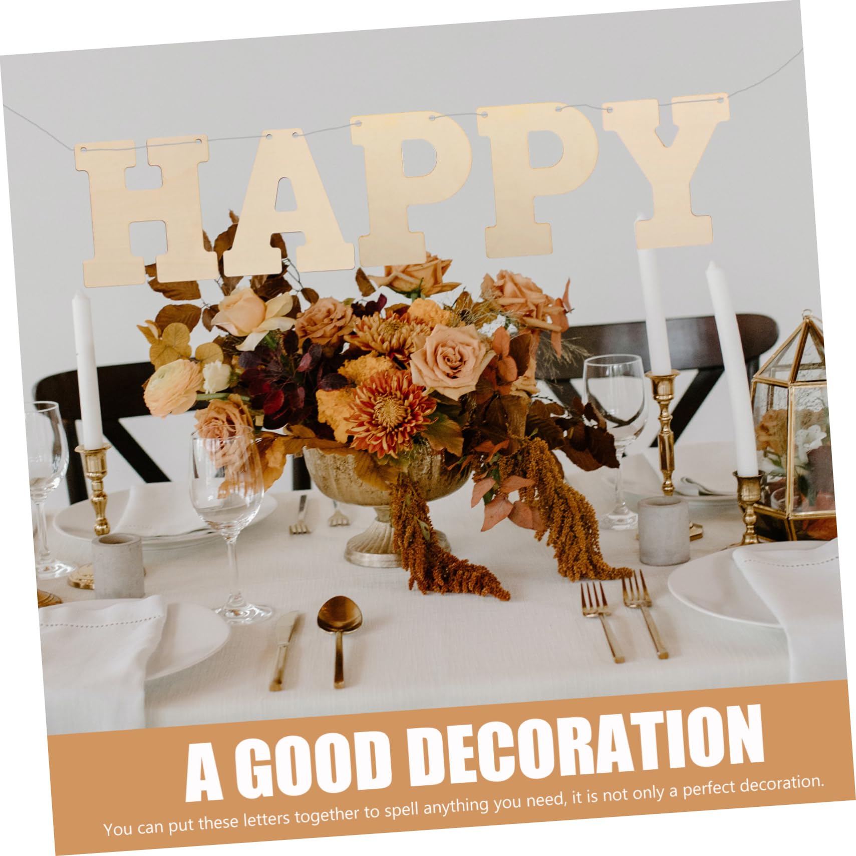 Letras del Alfabeto de Madera para Manualidades, 66 Piezas | Color Beige, Aptas para Colgar o Decoupage, Piezas de 5 Pulgadas para Decorar y Reconocer Letras