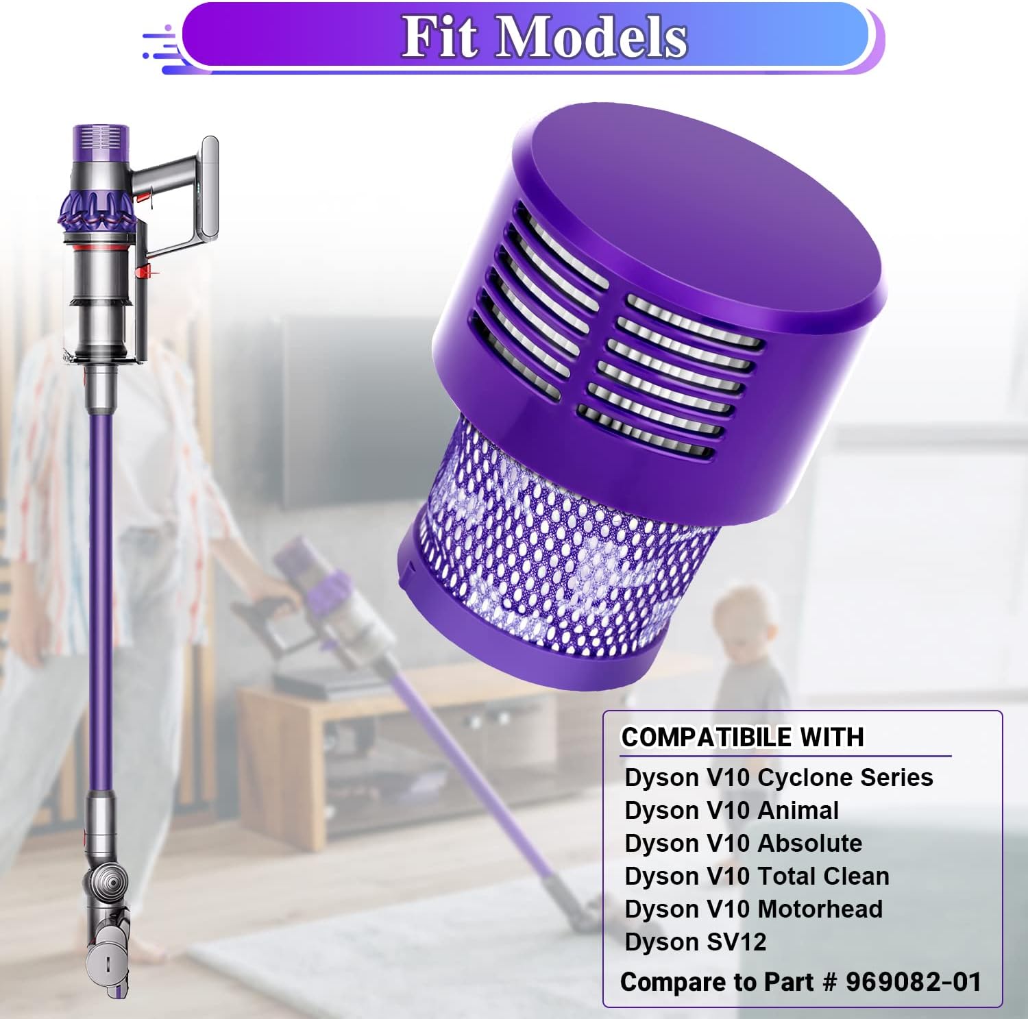 Dyson Vacuum Filters V10 Cyclone Series 