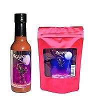 Vista 1 de Carolina Reaper Hot Salsa Wicked Reaper con 6 Chili Peppers World 's Hottest Peppers