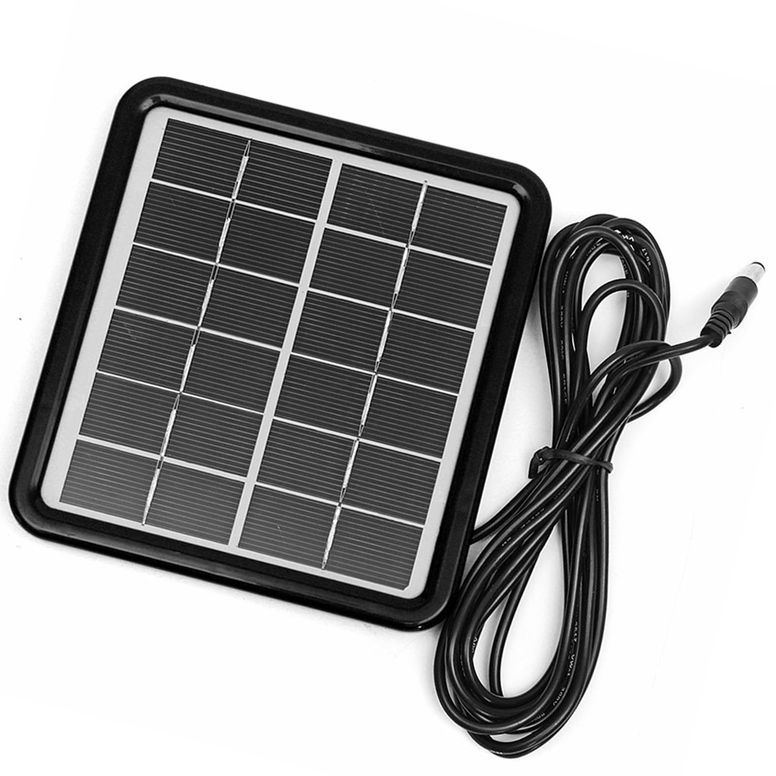Dense 2W 6V Polycrystalline Solar Battery Device Exemplary for Backpacking Crisis Electrical Supply Thin Solar Charging Panel