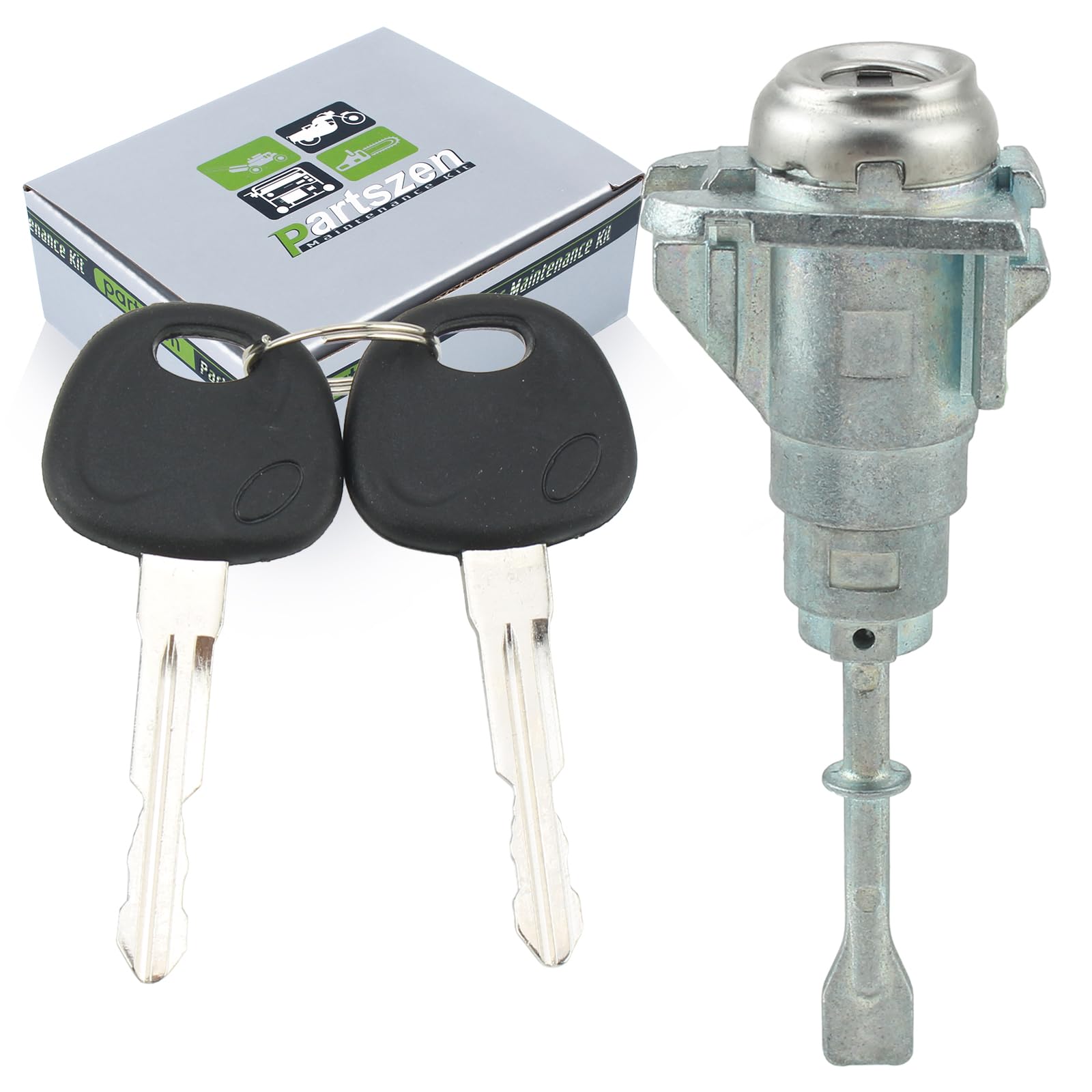 partszen 81970-2HA00 Power Door Lock Cylinder with 2 Keys Fit for Hyundai Elantra 2006-2020 Front Left Driver Side