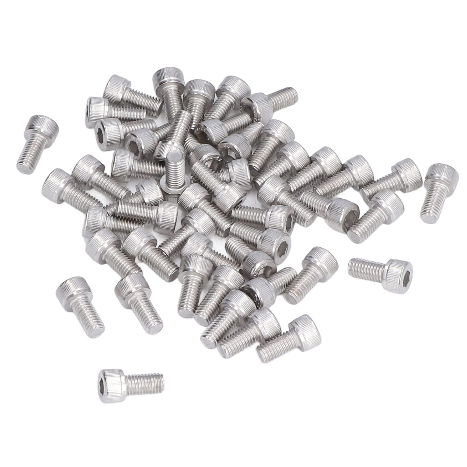 100 Viti Testa Esagonale M8-1,25x20 Mm – Acciaio Inox A2-70