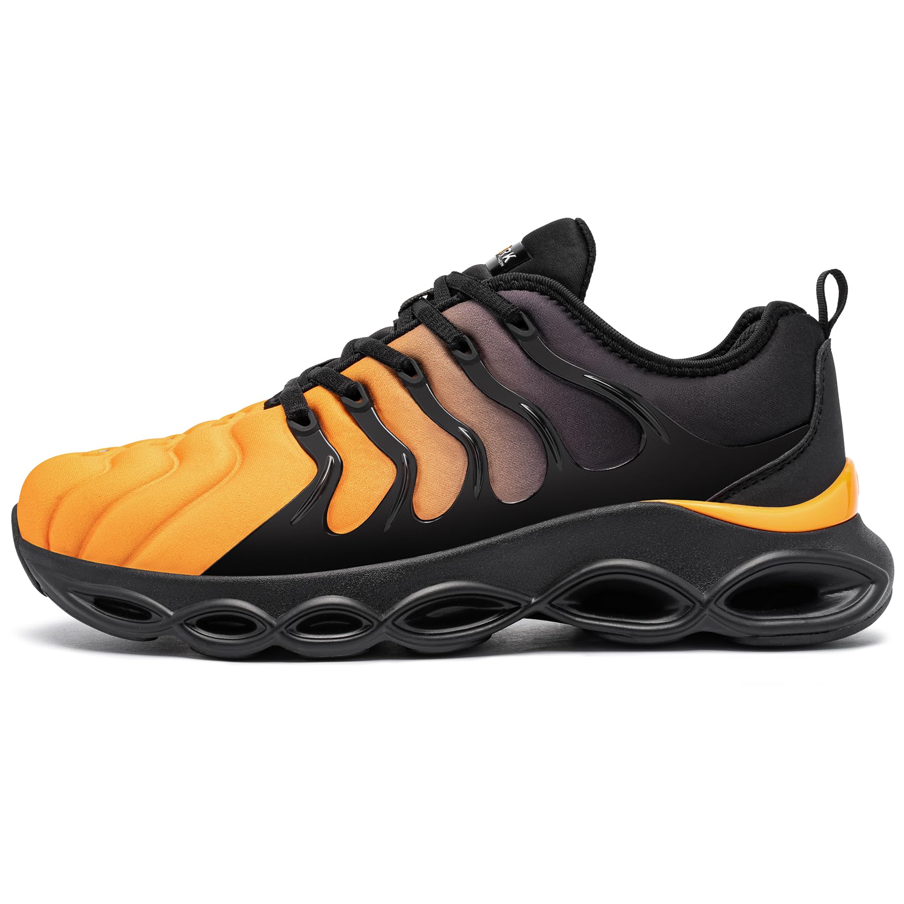 LARNMERN Chaussures de Sécurité Femme Embout Acier Respirante Orange 40 EU