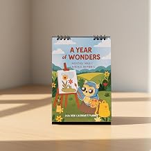 2026 A5 Desk Calendar & Monthly Planner, A Year of Wonders